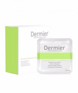 Dermier Seaweed Essence Silk Mask  海藻精華蠶絲面膜（綠色）