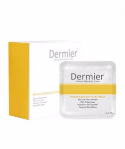Dermier Honey Essence Silk Mask 蜂皇精華蠶絲面膜 (黃色）